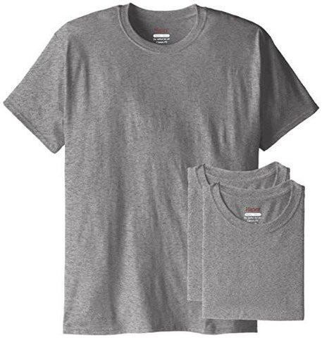 HANES MEN 3 PACK COMFORTBLEND SHORT SLEEVE TSHIRT OXFORD GRAY MEDIUM