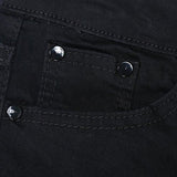 Haniocal Slim Fit Black Stretch Destroyed Ripped Skinny Denim W32*32L