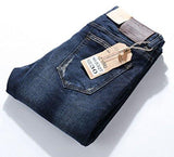 Skinny Stretch Washed Denim Tapered Jean Blue 30