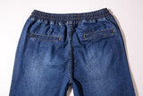 Buluolandi Elastic Stretch Ripped Jogger Denim Pants