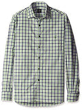 IKE BEHAR MULTI CHECK SPORTSHIRT GREENNAVY M