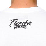 POPULAR DEMAND POPULAR SCRIPT SS T SHIRT WHITE M