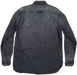 SSUR KINGS COUNTY JAIL CHAMBRAY SHIRT IN BLACK. S.