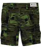Little Toddler Streak Camo Cargo Shorts Dark Olive 3T