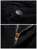 Casual Ripped Holes Skinny Jeggings Straight Fit Denim Pants Us 6 Black 7