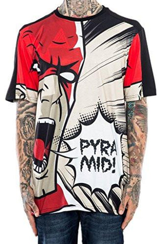 Black Pyramid Superhero Tshirt XL Red