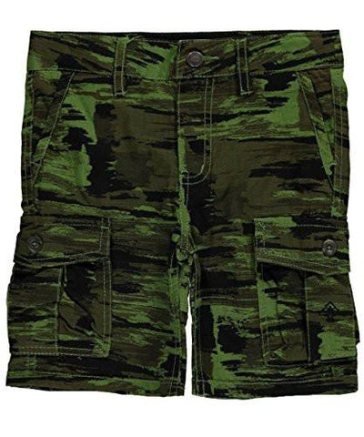 Little Toddler Streak Camo Cargo Shorts Dark Olive 3T