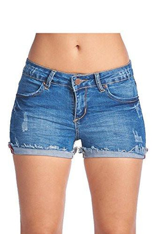 Blue Age Denim Butt Lifting Shorts Pants Js0001_Lt_M
