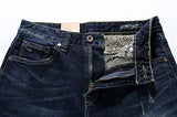 Skinny Stretch Washed Denim Tapered Jean Blue 30