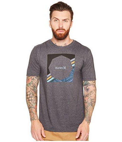 Hurley Falling Hard Tee Black Heather TShirt