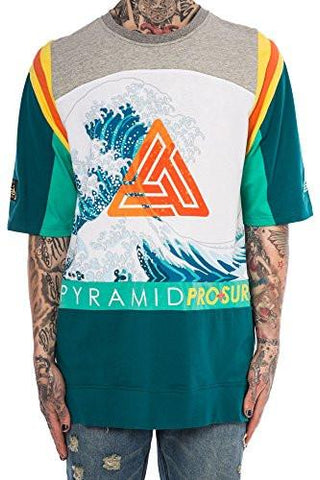 Black Pyramid Pro Surf Triad Tshirt 2XL Teal