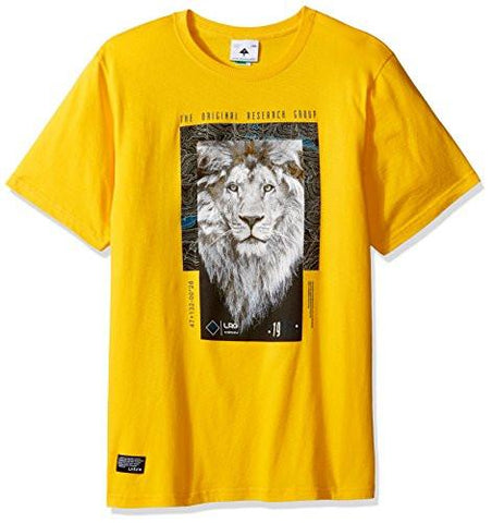 Mens Research Lion Tshirt Padre Yellow Xl
