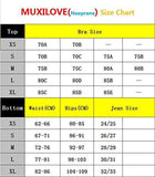 Muxilove Bright Mesh Wet Suit Neoprene Bikini Swimsuit Triangle Top Swimsuitfba Mus24 Dark Blue Floral