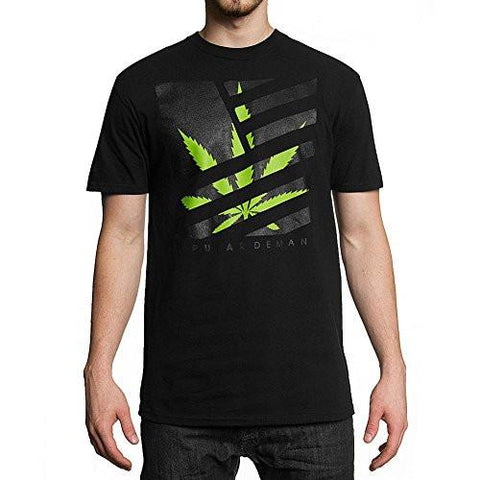 POPULAR DEMAND 420 SQUARE FLAG SS T SHIRT BLACK 2XL