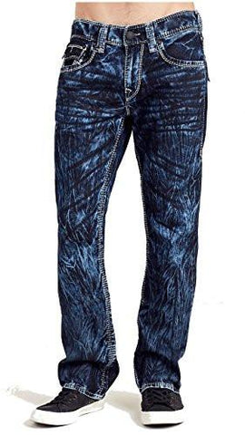 Straight Leg Relaxed Fit Mega T W Flap In Indigo 31 Indigo