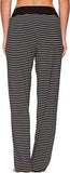 Striped Long Pants Black Yarndye Stripe Pajama Bottoms