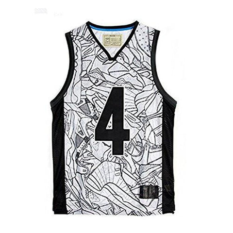 His Airness Mesh Tank Top In White Size Medium