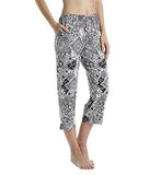 Cropped Pajama Pant Paisley Xl