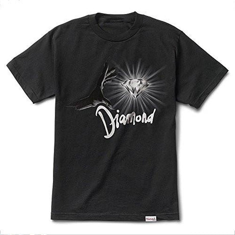 DIAMOND SUPPLY CO. MEN UNDERWORLD SS T SHIRT BLACK