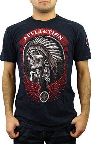 Affliction Thunderfoot TShirt M Black