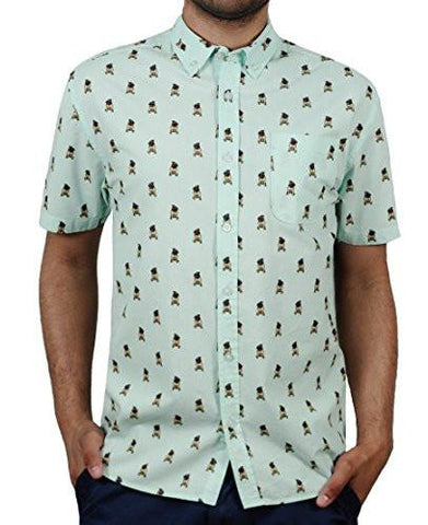 COTTON PUG PRINT SHIRT FROM ALPHA BETA
