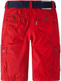 Little Westwood Cargo Shorts Pompeian Red 4