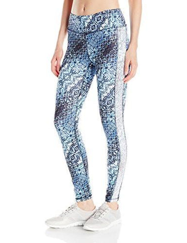 Active Long Pant Print Side Crochet Boardwalk Large