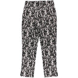 Lace Floral Print Capri Pants Bw 16