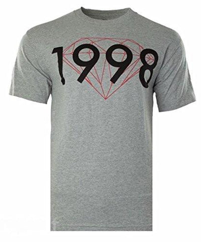 MEN DIAMOND SUPPLY CO SHIRT 1998 2 COLORS XL GRAY