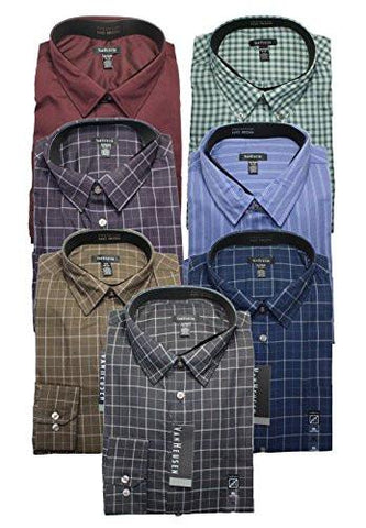 Premium No Iron Long Sleeve Dress Shirts Assorted StylesPurple LingonberryXXLarge 18inch18.5inch