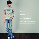 820 511 Skinny Fit Jean Black Stretch 10 Regular