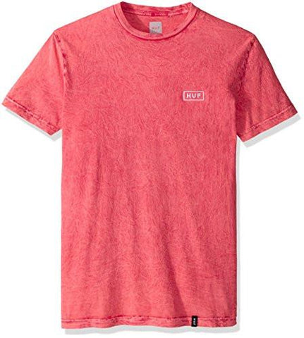 Acid Wash Bar Tee Red 2XL