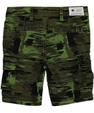 Little Toddler Streak Camo Cargo Shorts Dark Olive 3T