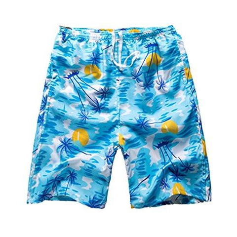 SUMMER MEN BEACH SHORTS BOARDSHORT SHORTS SWIM TRUNKS FOR TRAVEL #13