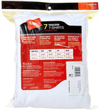 HANES RED LABEL FRESHIQ COMFORTSOFT CREWNECK TSHIRT BONUS PACK WHITE MEDUIM