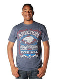 Affliction Freedom Rebel Tee Shirt Navy Medium