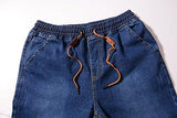 Buluolandi Elastic Stretch Ripped Jogger Denim Pants