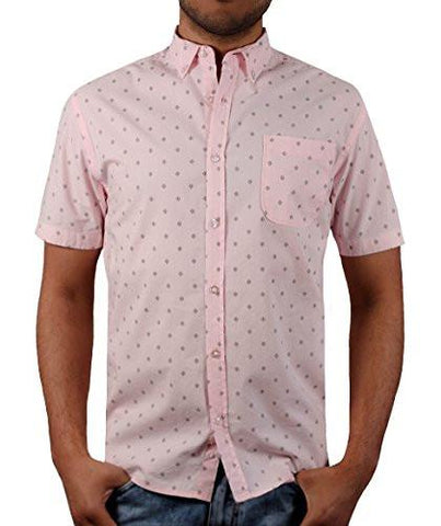 MEN MICRO PRINT BUTTONDOWN SHIRT FROM ALPHA BETA