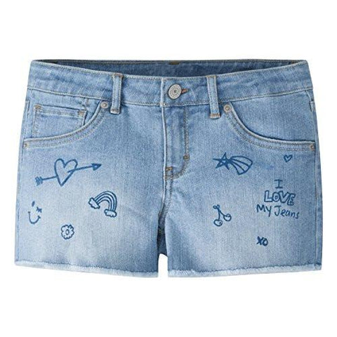 Big Doodle Denim Shorty Shorts Light Waters 10