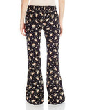 Junior Rough Edges Printed Soft Pant Black Medium