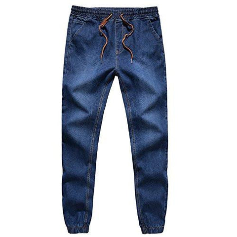 Buluolandi Elastic Stretch Ripped Jogger Denim Pants