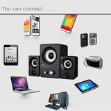 Htrise USb Powered Computer Speakers System X7 Black For Gamingmusicmovies Active Multimedia Stereo Subwoofer For Laptopdesktoplenovohpthinkpadibmdellsonymacfeesamsunacermicrosoftpc