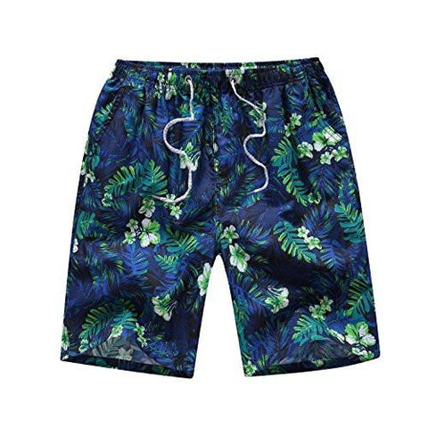 LAND PRINTING QUICK DRY BEACH BOARD SHORTS SWIM TRUNKS 3132 WAIST