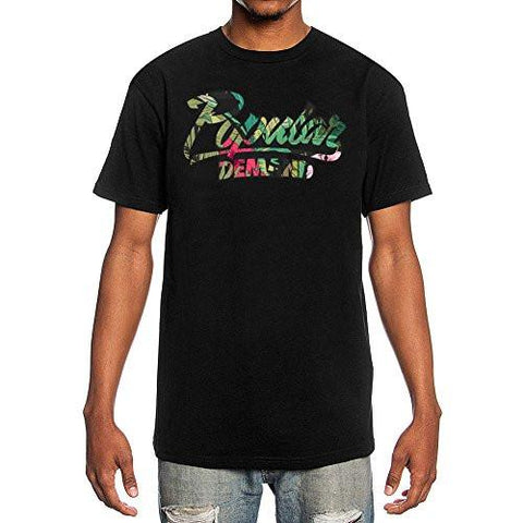 POPULAR DEMAND TROPICAL LOGO SS T SHIRT BLACK M