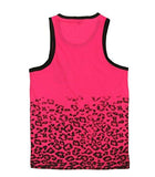 Imperious Animal Print Chest Pocket Tank Toppink Leopardxl