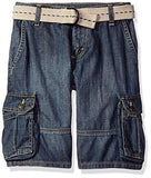 Little S Fashion Cargo Short Blue Denim 7