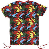 Imperious Sublimated Camo Tshirt In Red. S2Xl.
