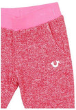 Little Girls 2T6X Terry Crop Pantsmustang Redpink4