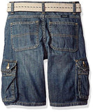Little S Fashion Cargo Short Blue Denim 7