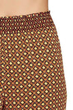 Daniel Rainn Small Border Print Palazzo Pants Orange S